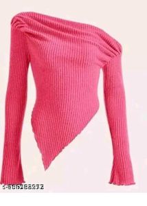 pink a line top