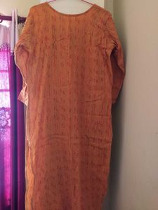 Women Elegant Mustard Kurti