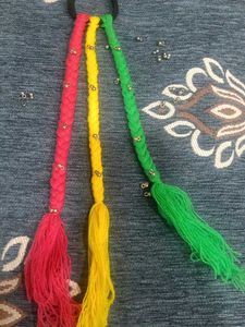 Boho Braided Hair Tie 3 liyar