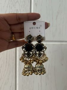 🎱✨Boho Jhumka Earrings with ghungroo ✨