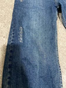 Womens Wide Leg vintage jeans zero wearing new art