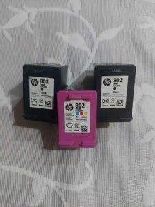 HP 80 3 Ink Cartridges (2 Black + 1 Colour) Empt