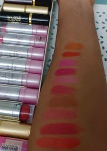 12 Assorted Lipstick Collection with Swatches