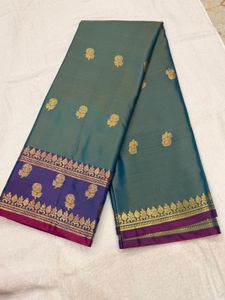 silk saree with zari weaves