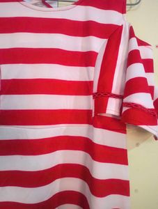 Striped Cold Shoulder Maxi Dress ❣️