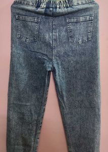 Denim Jeans with side slit