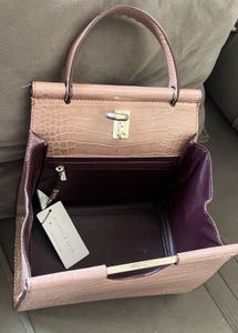 CHARLES &amp; KEITH Stylish Croc-Embossed Handbag