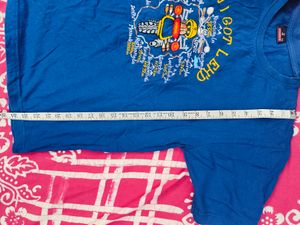 Blue Colored "LEH" special T-shirt
