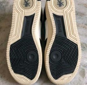Stylish Black &amp; Teal Sneakers- Red Tape