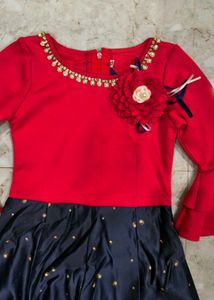 Cute Girls' Party Dress(Size -26)