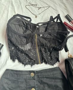 Black Lacey Corset