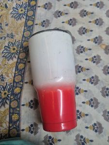 Insulated Tumbler Cup - White &amp; Red