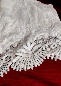 White Crochet Lace Crop Top