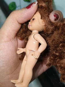 Vintage Doll with Curly Hair