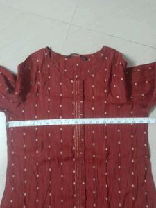 melange kurta bust 40 with flaw