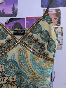 Boho Beaded Paisley Camisole