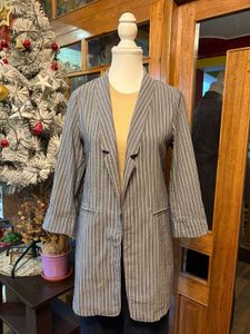 Pinstripe Blazer Jacket