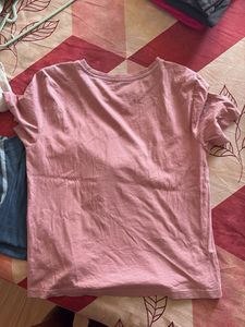 Dusty Rose Basic T-Shirt