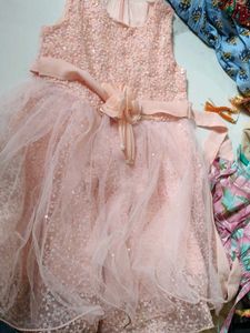 Cute peach Party Dress
