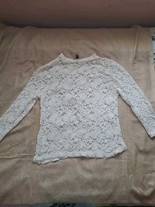 White Lace Top or mesh to