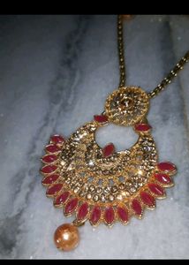 Gold Plated Necklace and Earring Set