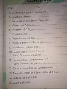 Learning Book For Class 8 Student Math