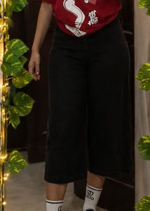 Black Culottes for Women