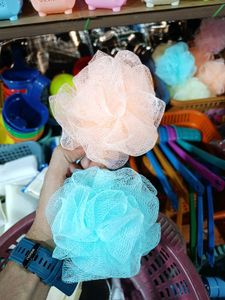 Set of 3 Loofah/loofa (multicolour)