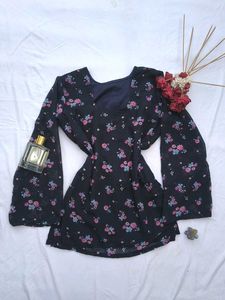 Floral Corset short Kurti 🫶🏻