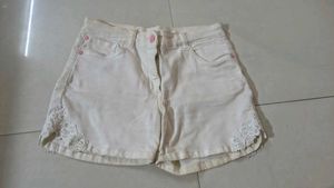 White US POLO ASSN Denim Shorts