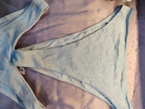 Set of 2 Light Blue Bikini Bottoms