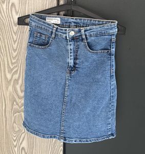 Denim Mini Skirt
