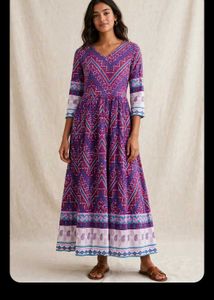 Vibrant Printed Maxi Dress