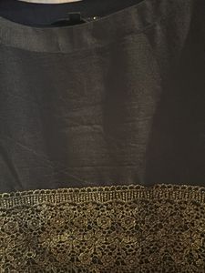 Black Solid Kurti