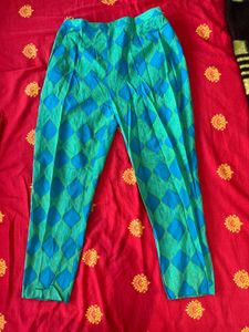 Indo Era Lime Green Embroidered Kurta Set