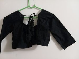 Cute Black Blouse For Women
