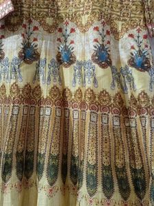 Exquisite Ethnic Gown with Rich Prints