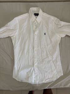 Polo Ralph Lauren Custom Fit White Poplin Shirt