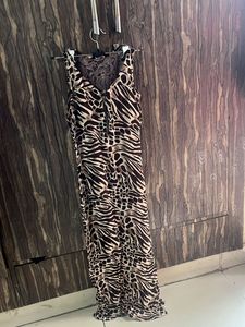 Leopard Print stiched  Kurta