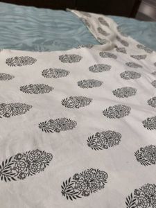 White  Short Kurta