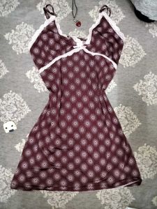 Cute Patterned Slip Dress