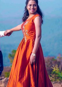 Heavy Flare Gown With Cancan