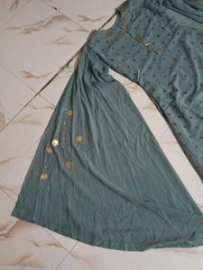 Women's Green Palazzo Pants