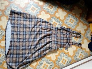 Plaid Pinafore Dress