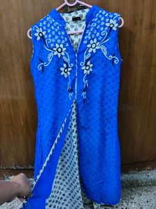 Vibrant Blue Ethnic Kurta Set