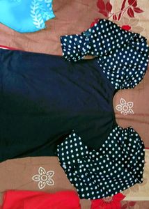 Polka Dot Sleeve Top