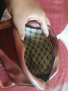 Sling  Bag with Pom Po