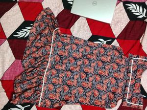 Boho Paisley Print Summer Dress