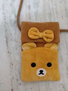 Cute Bear Crossbody Bag - Mobile Phone ba