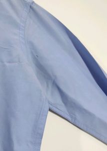 Men's Blue Cotton Shirt | Chest 42 | Length 27